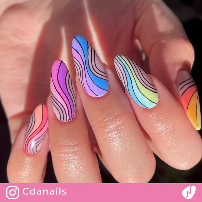 Summer Multicolor Swirls